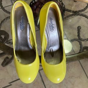 Brand new yellow shoes